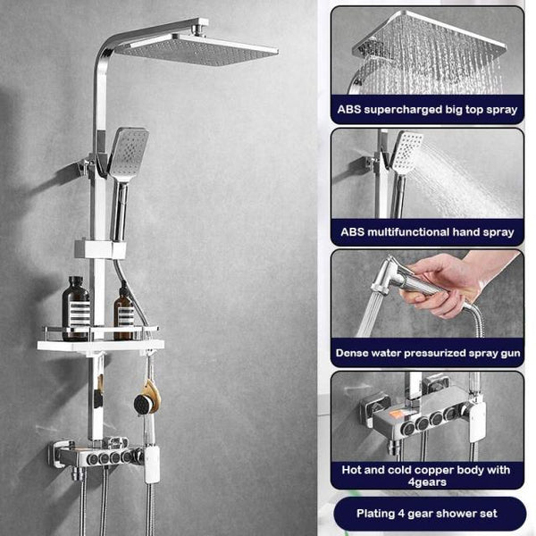 SAWQ Bathroom Shower Modern Black