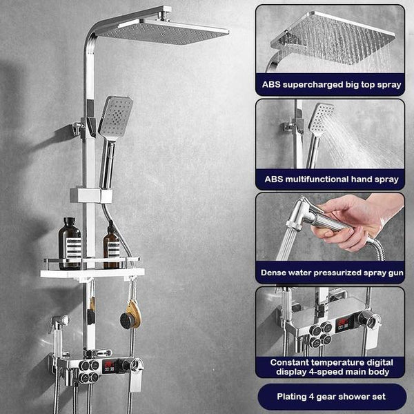 SAWQ Bathroom Shower Modern Black