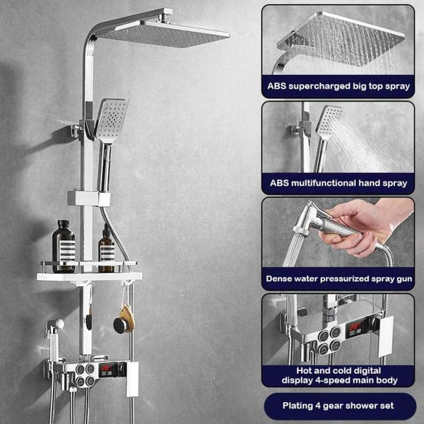 SAWQ Bathroom Shower Modern Black