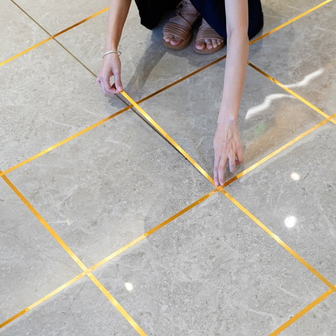 50m Tape Decor Gold Floor