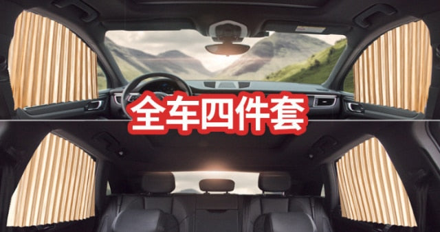 4pcs Magnetic UV Curtain For cars