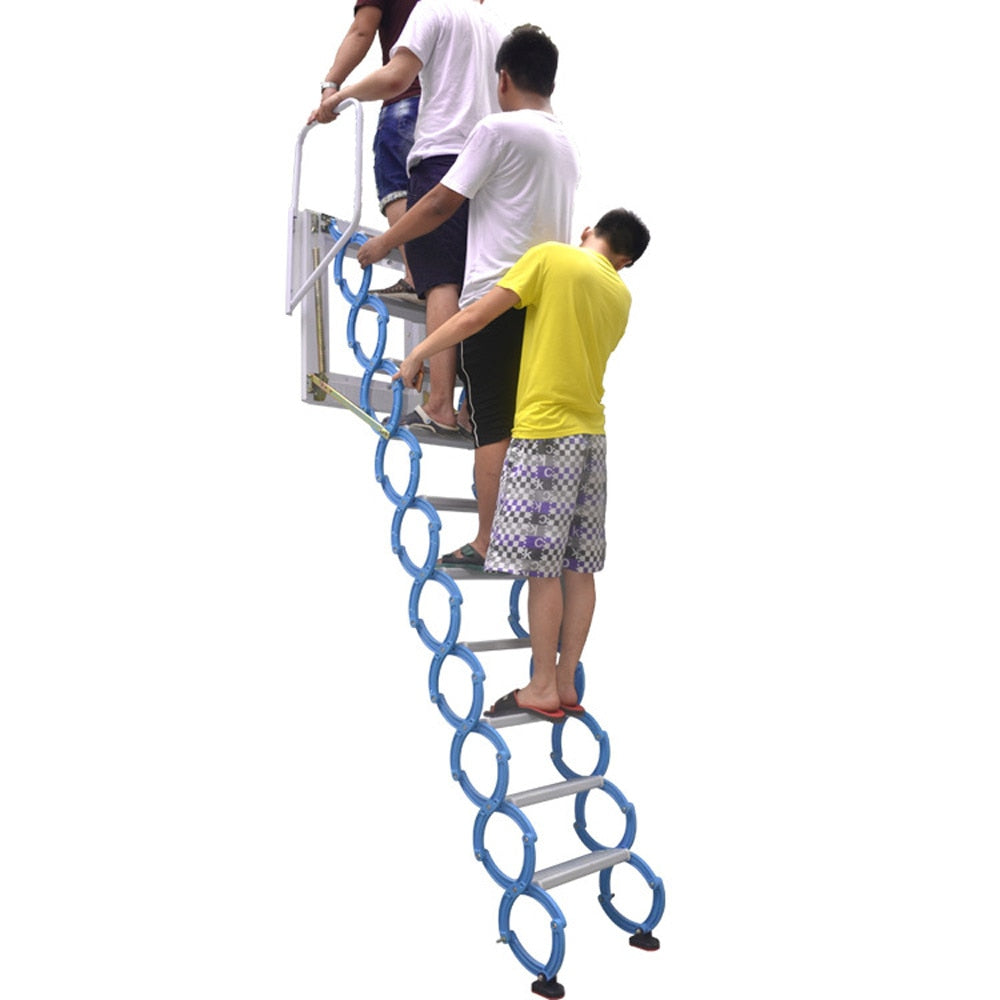 stretching stairs Wall-mounted Telescopic ladder