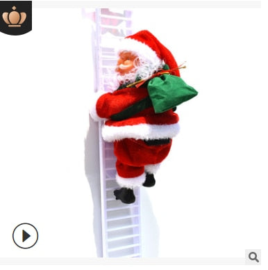 Electric Climb Ladder Santa