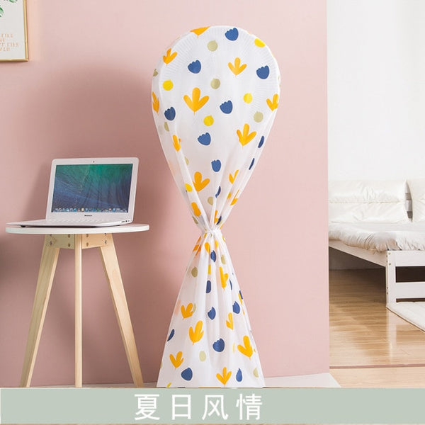 fan cover printed floor type fan cover household full package dust-proof fan cover  fan cover
