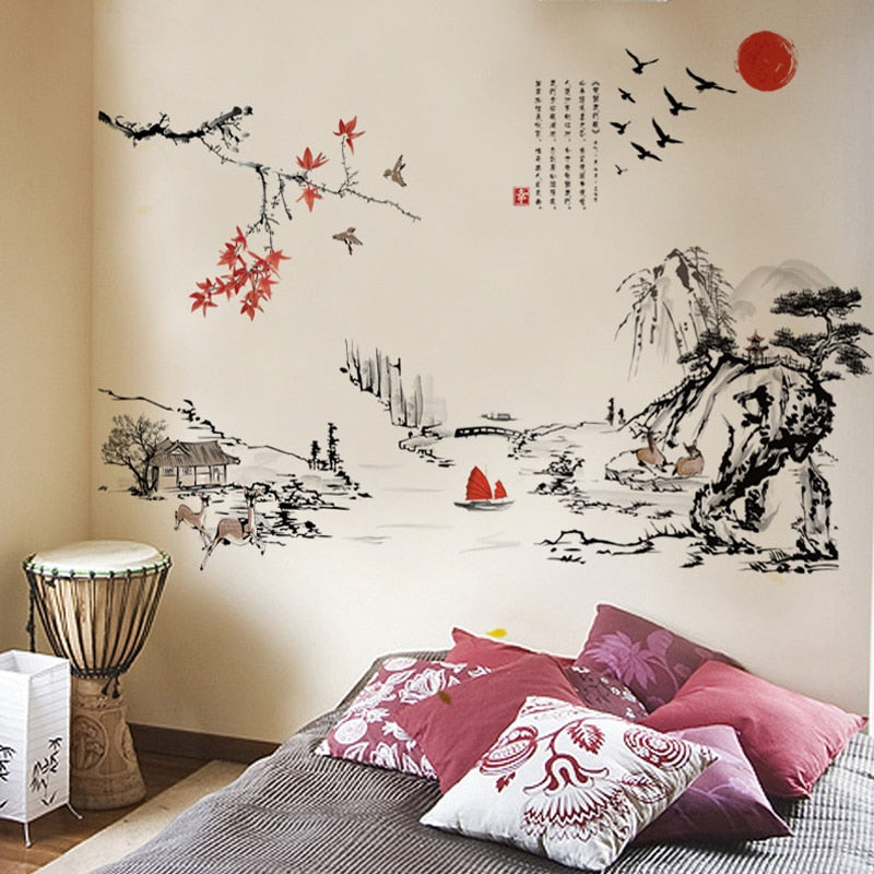 Traditional Chineses Wall Painting HIGH-QUALITY