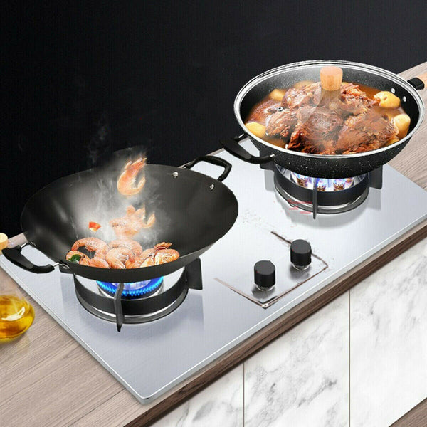 28"Gas Cooktop 2 Burner Gas Hob